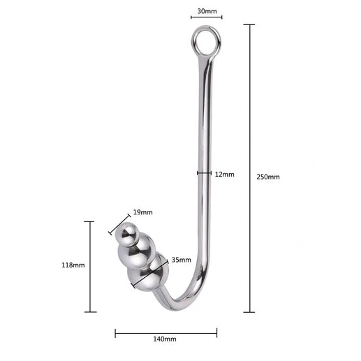 Elegant Anal with Beaded and 5334 Hook Cuffs Collar 0817